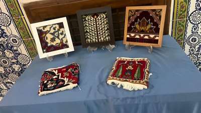 نمایشگاه آثار دانشجویان صنایع دستی و فرش برگزار شد